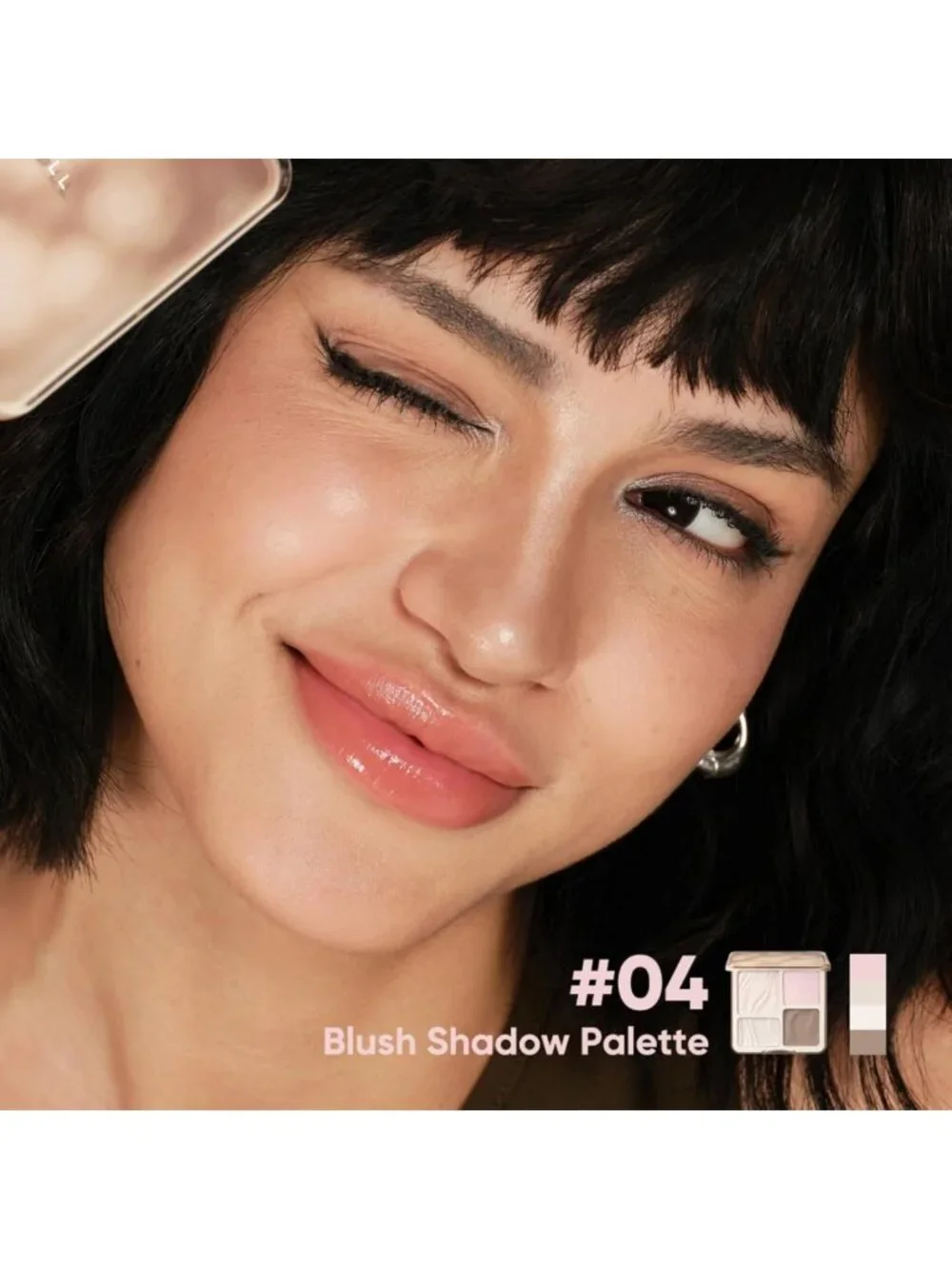 Korean Contour Palette & Highlighter - Blush Shades for Flawless Makeup